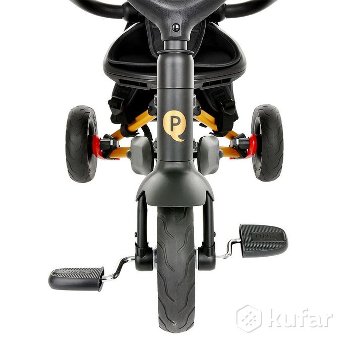 фото новые велосипед детский трехколесный nova+ s700 plus black-gold 12