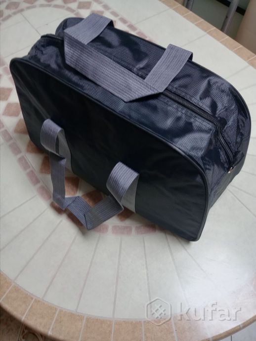 фото сумка (43х19х30 см) синяя, серая,черная спорт  3