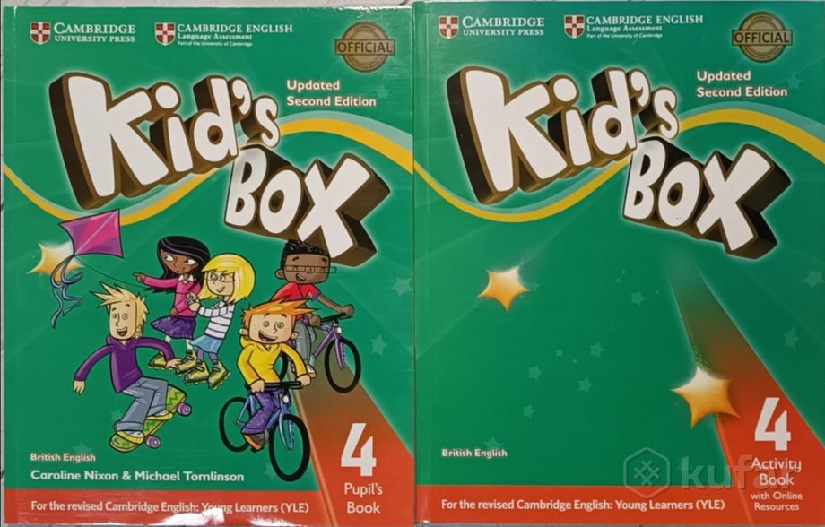 фото  учебников kids box 1,2,3,4 + cards 4
