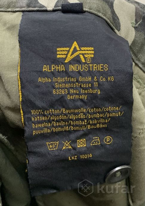 фото alpha industries оригинал штаны новые  3