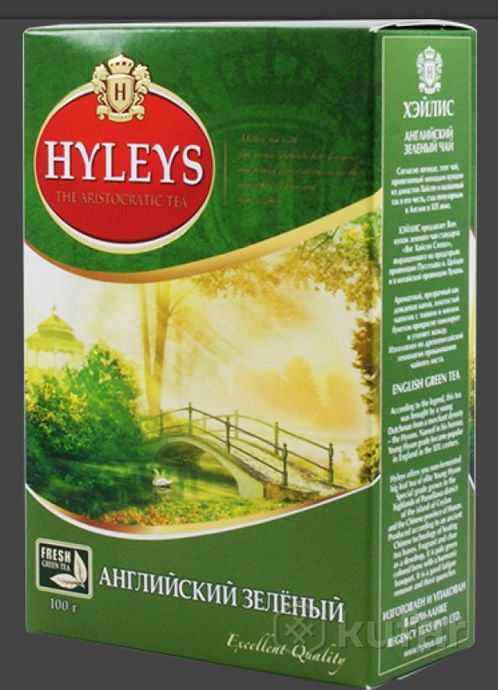 фото чай ''hyleys'' зеленый 100 г 0