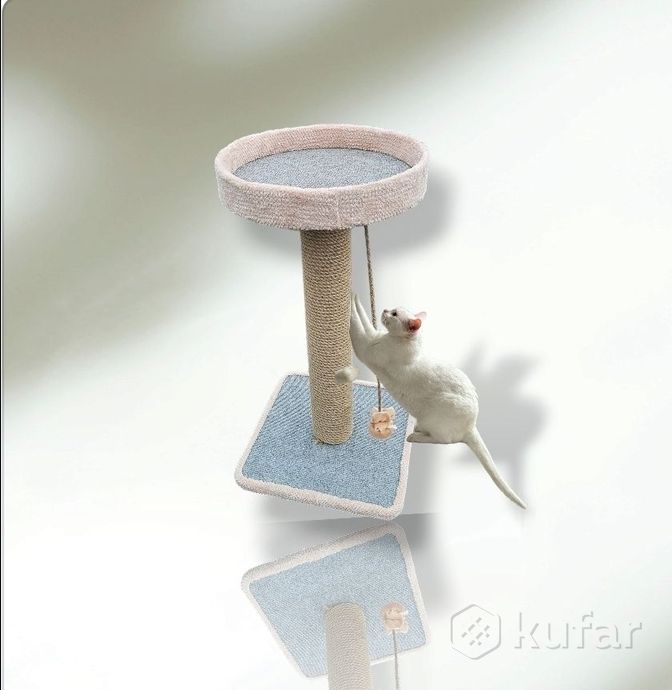 фото когтеточка с лежанкой для кошек и котов 6