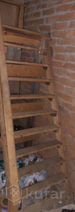 фото лестница чердачная, для дома или дачи, длина 3 мет 3