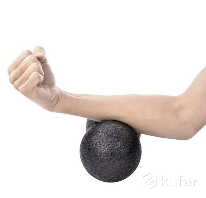 фото двойной массажный мяч для роллинга и массажа мышц 13*6см sipl 1
