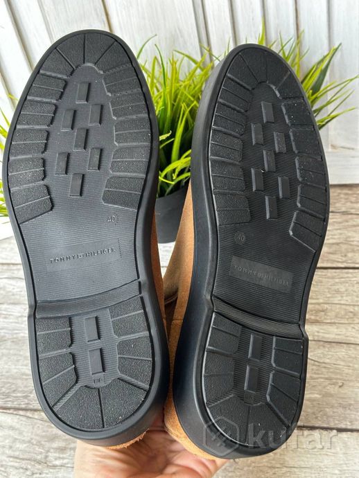 фото ботинки деми кожа 40,5 размер tommy hilfiger  6