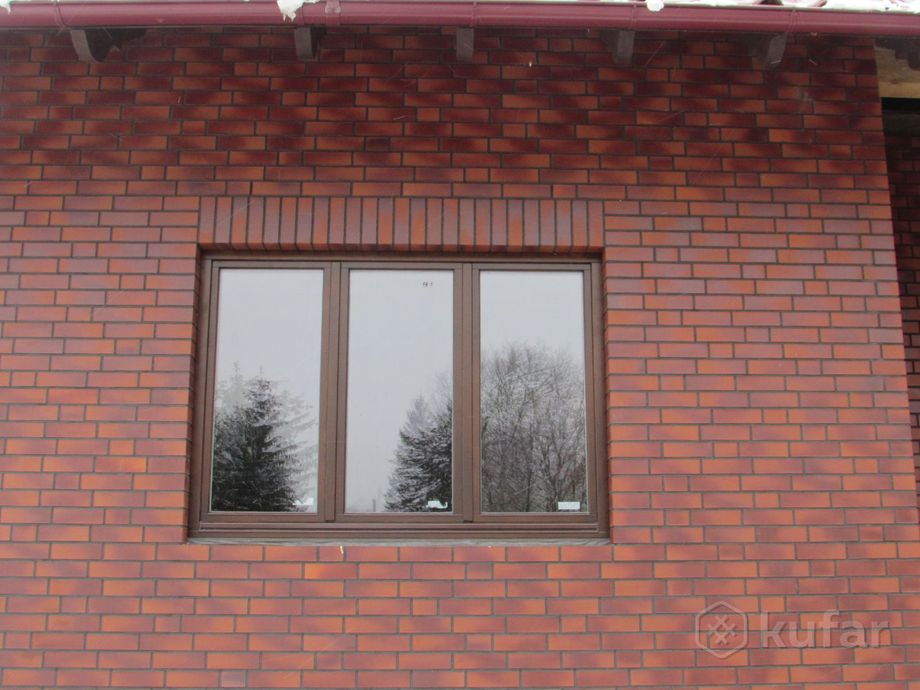 фото современные окна из массива сосны 4
