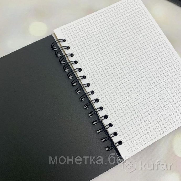 фото скетчбук блокнот с плотными листами ''sketchbook'' 5 видов бумаги (белая, клетка, чёрная, крафтовая, 3