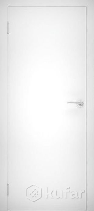 фото дверь межкомнатная белая эмаль серия ''line'' 2