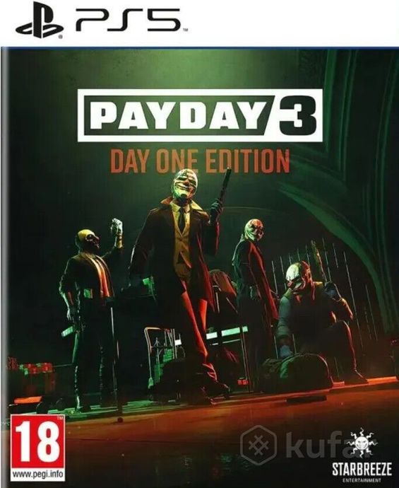 фото игровой диск для sony ps5 payday 3 - day one edition 4020628601706 0