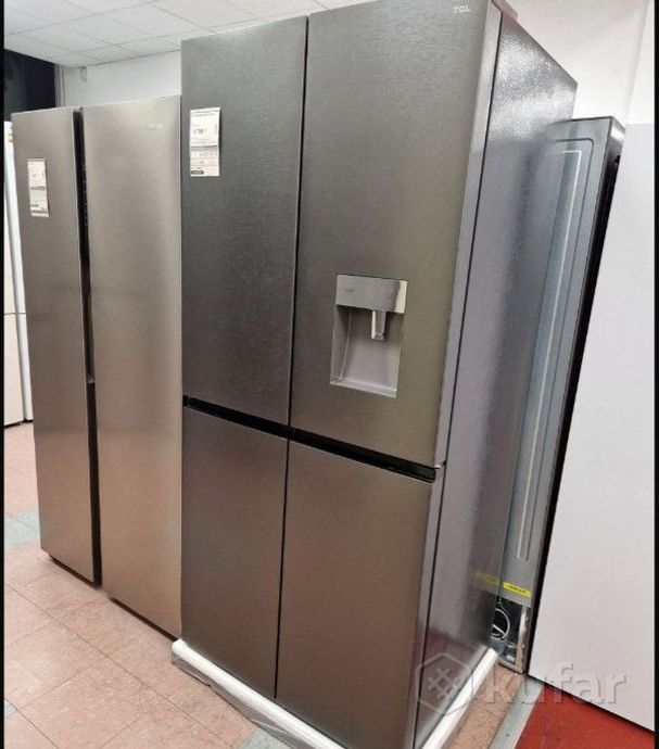 фото холодильник side by side четырехдверный tcl rp466cxf0lv 4