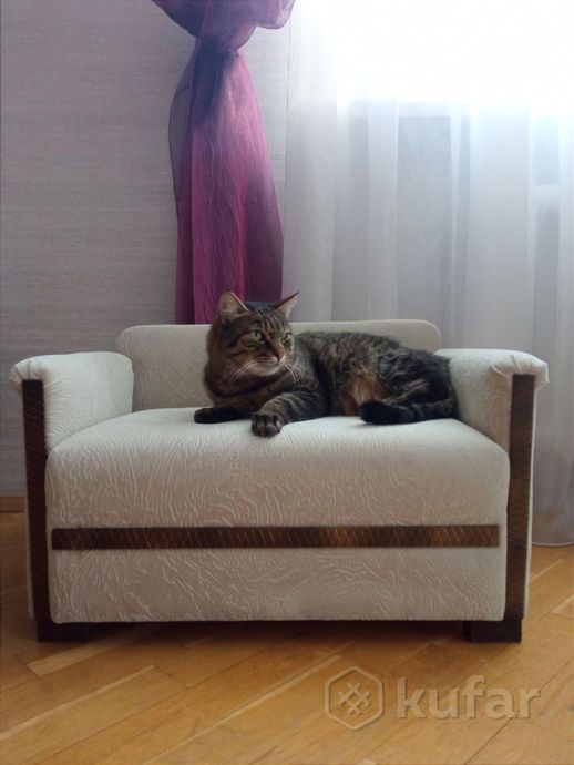 фото лежак-диванчик для небольшой собаки или кота 0