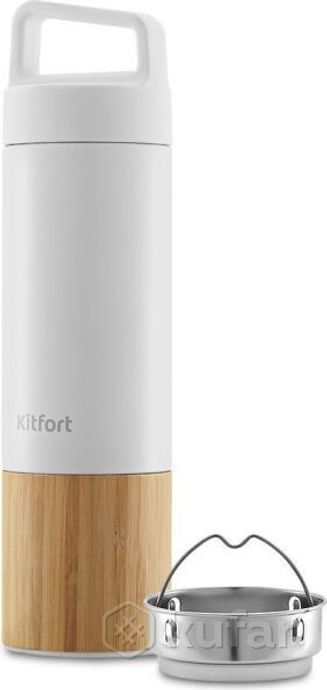 фото термос ''kitfort'' kt-1239, white, 0.55л. 0