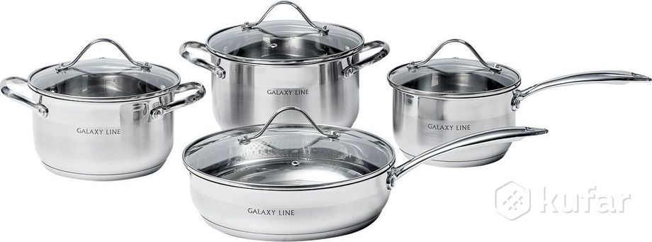 фото набор посуды ''galaxy'' gl9506 grey 0