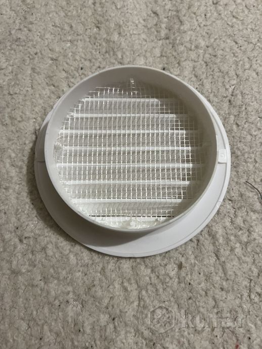 фото вентиляционная решётка, круглая, пластиковая 1