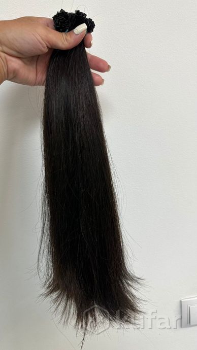 фото волосы натуральные для наращивания 85 г 40-45 см  2