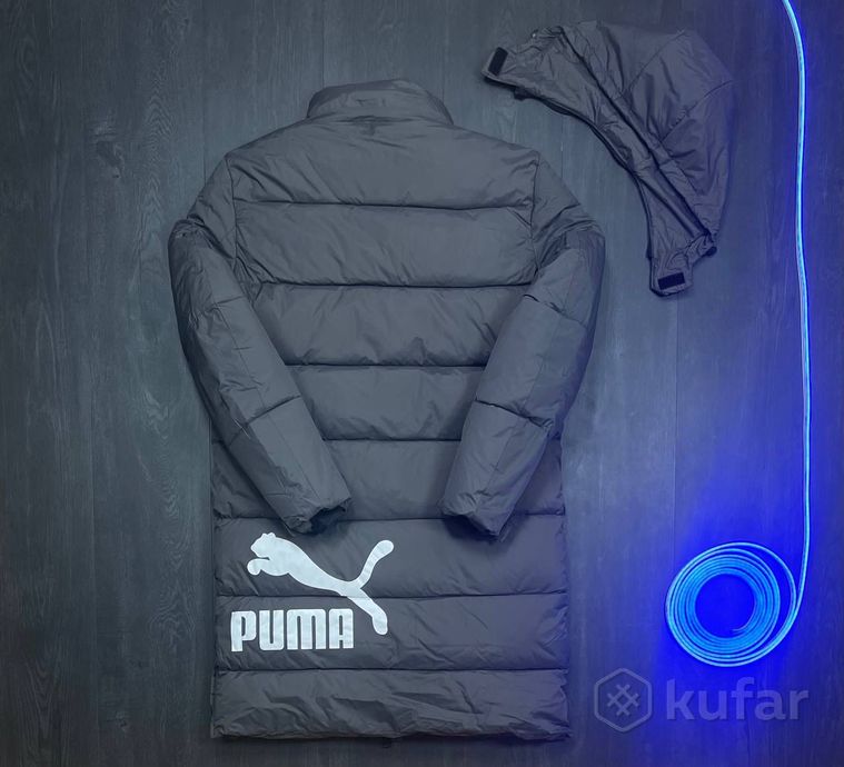 фото куртка удлинённая puma зима парка пума зимняя 10