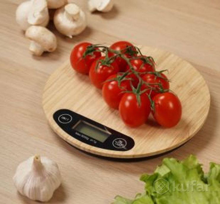 фото электронные бамбуковые кухонные весы electronic kitchen scale (до 5 кг) 0