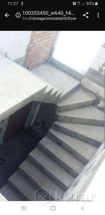 фото монолитная бетонная лестница за 3дня 9