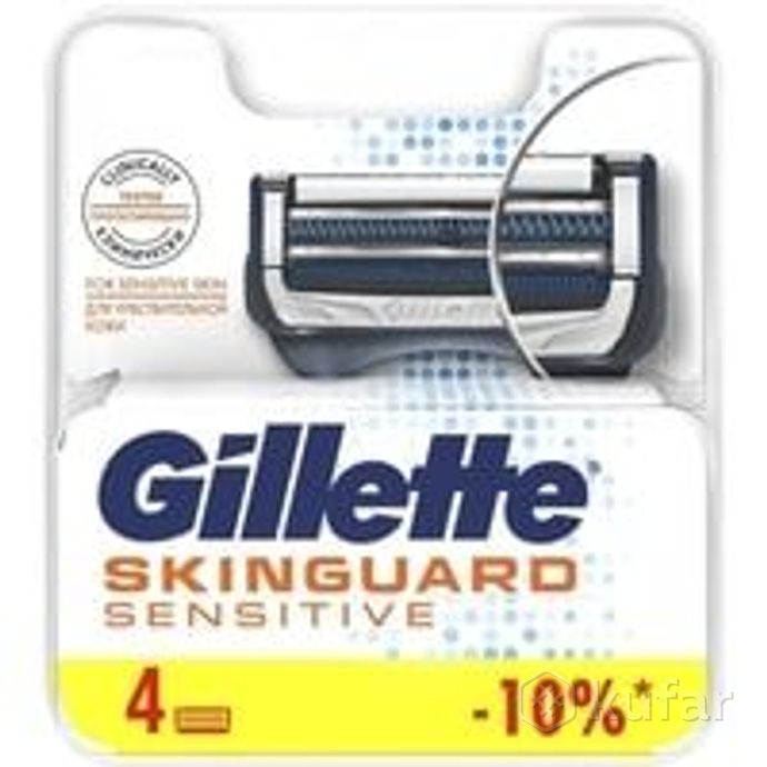 фото сменные кассеты для бритья gillette skinguard sensitive (4 шт) 0