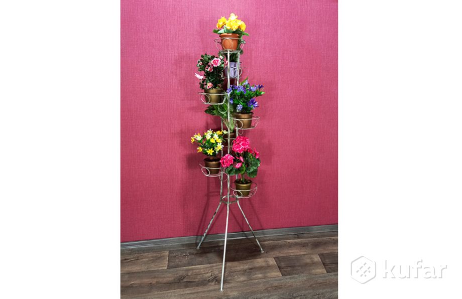 фото напольная подставка стойка для цветов растений 3