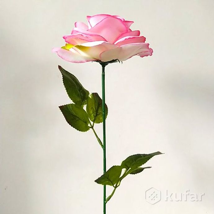 фото роза искусственная 65 см 6