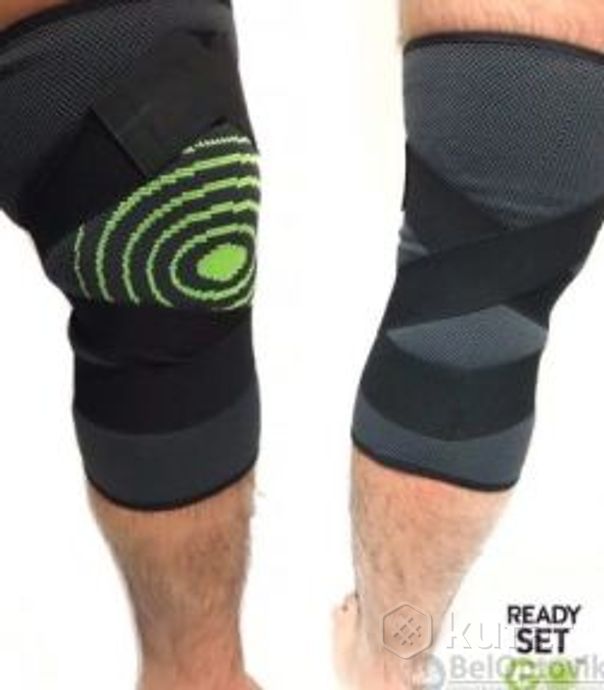 фото компрессионный бандаж для коленного сустава pain relieving knee stabilizer неопреновый размер l 0