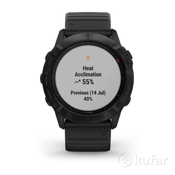 фото умные часы garmin fenix 6x pro черный с черным ремешком, лучшая цена, официальная гарантия, доставка 7