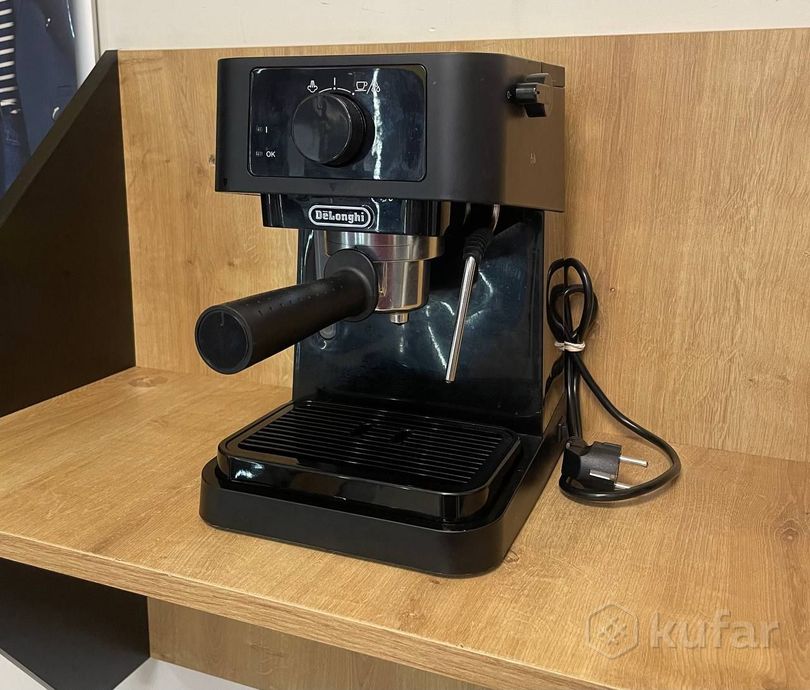 фото рожковая помповая кофеварка delonghi stilosa ec230.bk (а.40-038279) 0