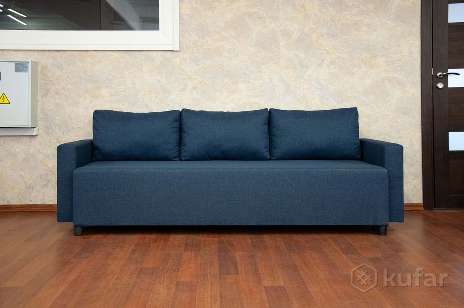 фото прямой трехместный диван-кровать юни (5 цветов) в рассрочку 0