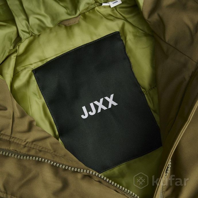 фото распродажа парка куртка jjxx зеленая и черная jack 2