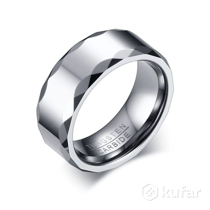 фото мужское кольцо из вольфрама 2