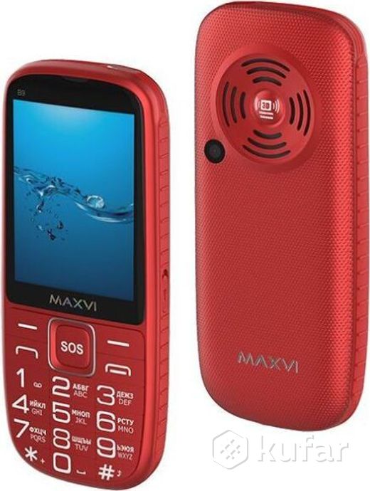 фото мобильный телефон ''maxvi'' b9 red dual sim 0