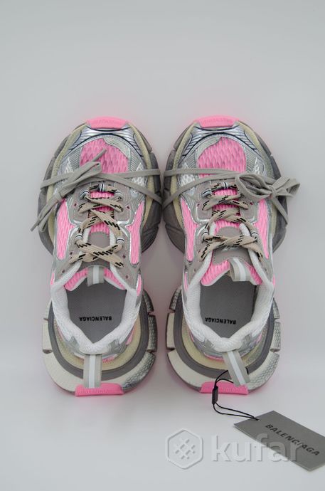 фото кроссовки женские balenciaga 3xl grey/pink 8