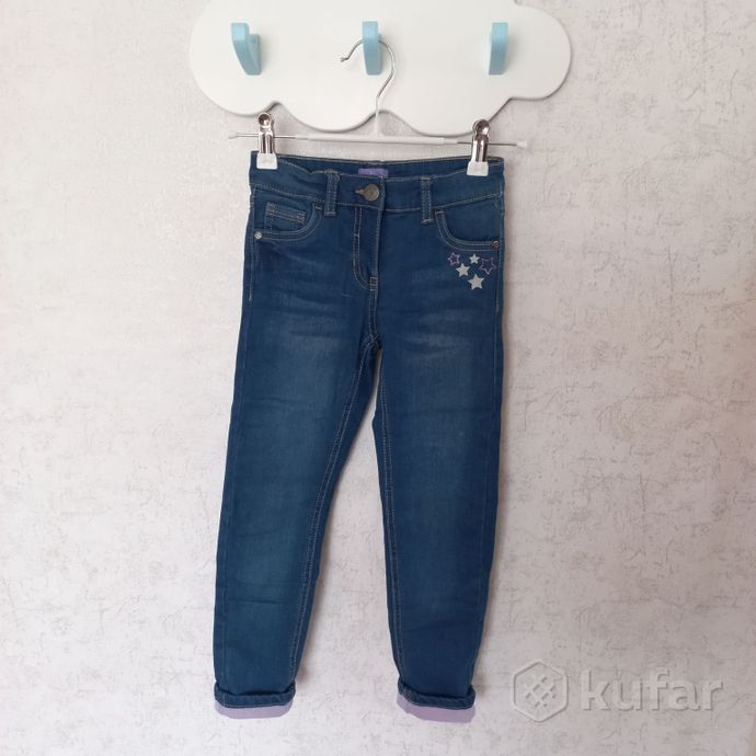 фото лот для девочки 116-122-128: джинсы, шорты, легги, майка  1