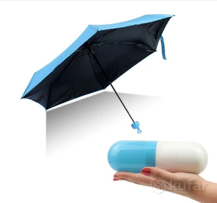 фото зонт - мини в капсуле mini pocket umbrella / карманный зонт / цвет микс 5