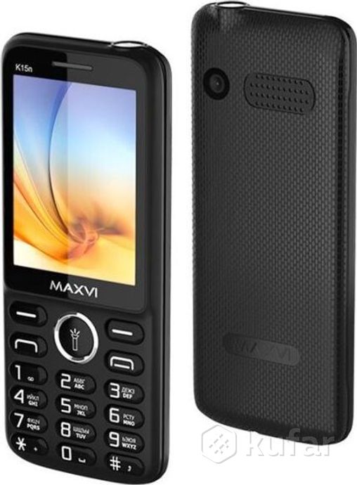 фото мобильный телефон ''maxvi'' k15n black dual sim 0