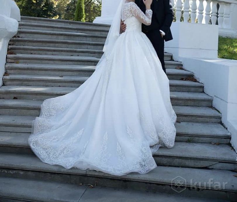 фото свадебное платье  р-р 44-46 1