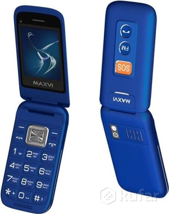 фото мобильный телефон ''maxvi'' e5 blue dual sim 0