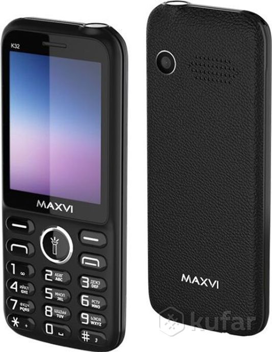 фото мобильный телефон ''maxvi'' k32 black dual sim 0