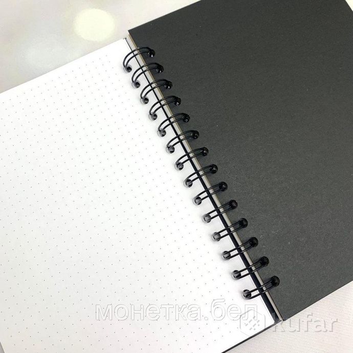 фото скетчбук блокнот с плотными листами ''sketchbook'' 5 видов бумаги (белая, клетка, чёрная, крафтовая, 5