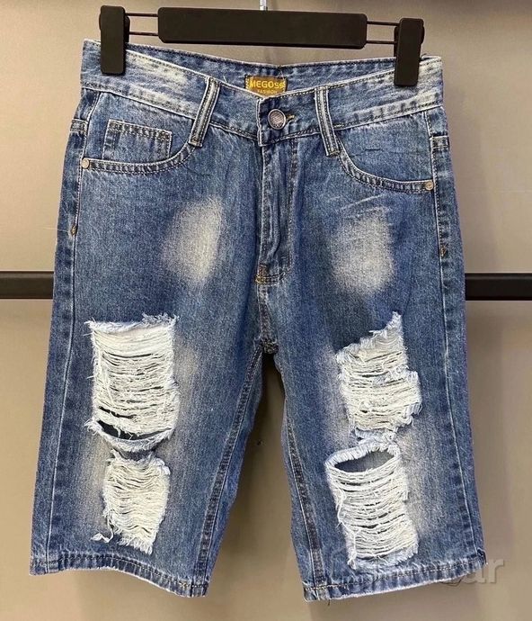 фото джинсовые шорты мужские 3