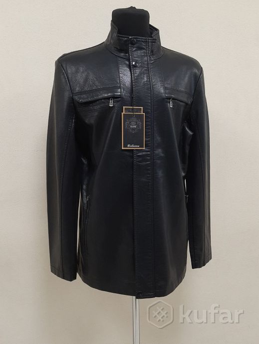фото пиджак экокожа marco pele,турция, куртка мужская  из экокожи, 7
