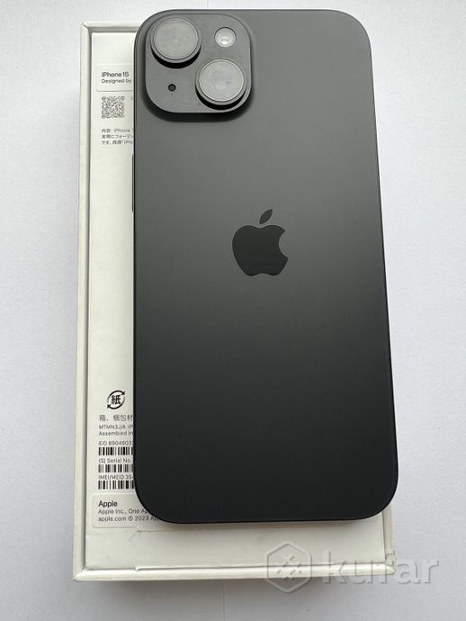 фото apple iphone 15 256 gb black как новый на мировой гарантии 0