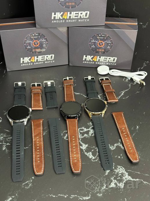 фото умные часы hk4 hero premium smart watch amoled 1
