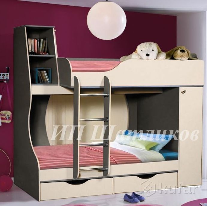 фото двухъярусная кровать«икея стил»(чердак,слайдер),выбор модели 5