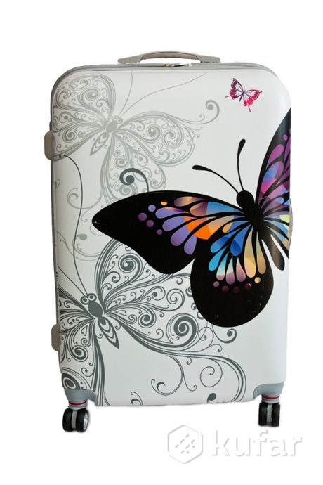 фото комплект чемоданов аnanda бабочки принт 5