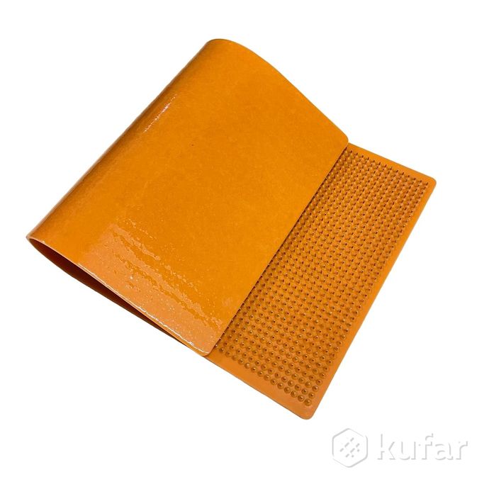 фото аппликатор игольчатый колючий врачеватель на силиконовой основе (разные цвета) кв 400 (20х40) оранже 1