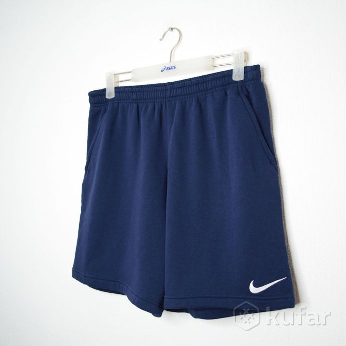 фото хлопковые шорты nike nsw club fleece shorts карманы на замках 2