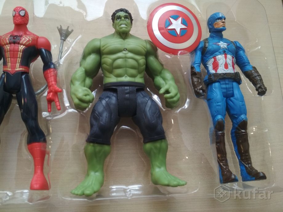 фото набор супергероев marvel марвел 5 героев 10,15,20 см  4