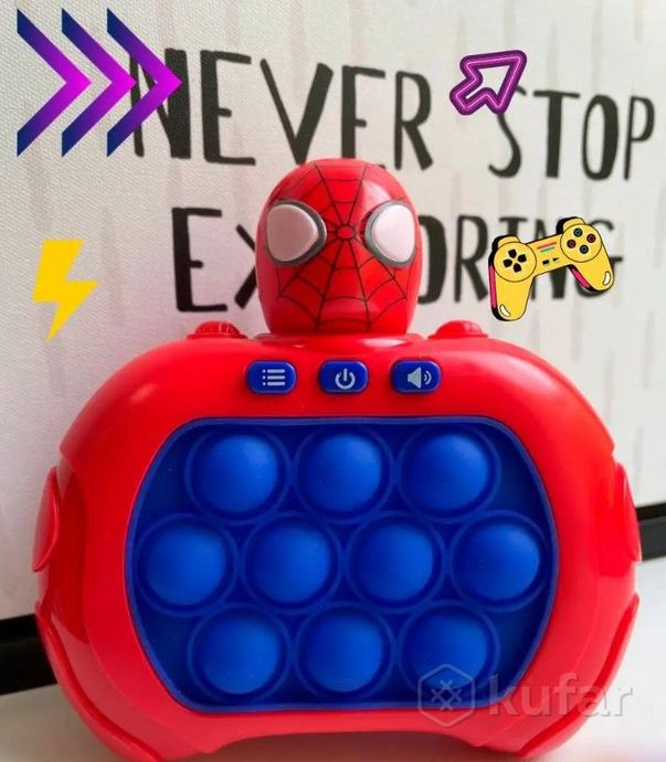 фото электронный поп ит spider-man / антистресс игрушка для детей и взрослых 2